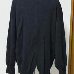 黒 Lサイズ 長袖ニット セーター　グローバルワークLの画像