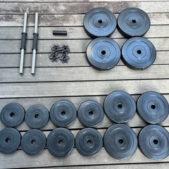 可変式ダンベル　バーベル　20kg×2   の画像