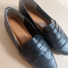 【美品】合皮ローファーの画像