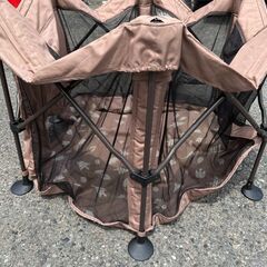 日本育児  洗えてたためるポータブルベビーサークル ベビーサークル  良品の画像