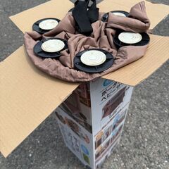 日本育児  洗えてたためるポータブルベビーサークル ベビーサークル  良品の画像
