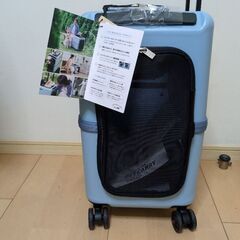 ペットキャリー ライトブルー ハードシェル　icoの画像