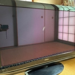 日立46型TV HDD内蔵の画像