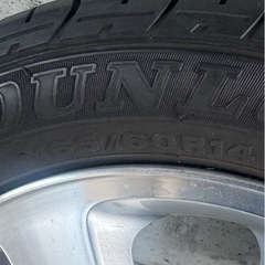 軽自動車　タイヤ4本セット　ホイール付き　タイヤ新品の画像