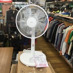 未使用 アウトレット 扇風機 山善 KMT-K301(W) 2024年製　エキスパート藤沢辻堂店の画像