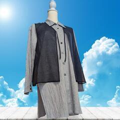 ★大きいサイズ★ストレッチ★ロングブラウス★体型カバー★ThinkSense★の画像