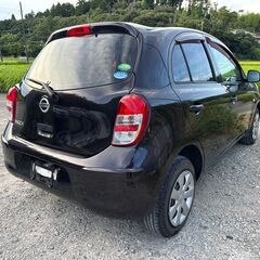 日産マーチ 平成24年 33,492km AT AC ETC ナビ 車検相談可 千葉県山武市引取可能の画像