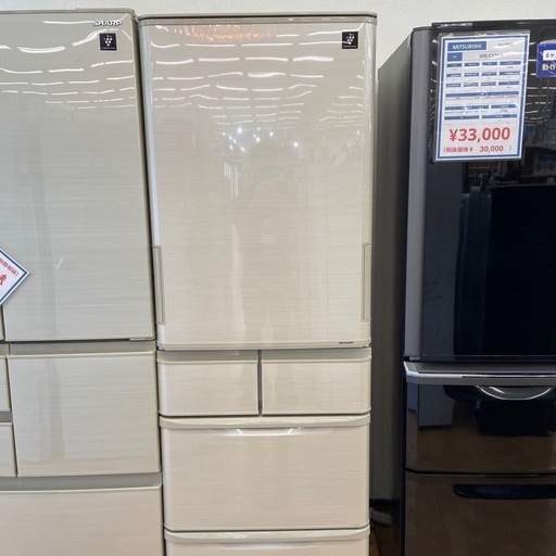 SHARP   5ドア冷蔵庫  2018年製　412ℓ