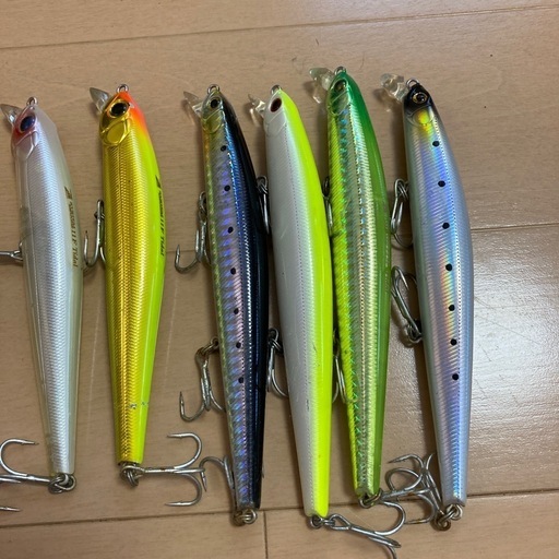 ZipBaits ザブラシステムミノー　ルアーセット　シーバス　ヒラメ