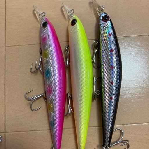 ZipBaits ザブラシステムミノー　ルアーセット　シーバス　ヒラメ