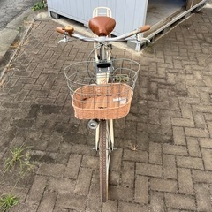 女子向け自転車の画像