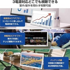 2025新登場 14インチ 液晶テレビ スマートテレビ(Android TV) 地デジ内蔵(地上波デジタル)  YouTube 新品未使用の画像
