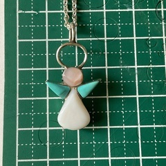 美品 エンジェル シルバー925 ネックレス / 天使の画像