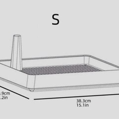【ほぼ新品】ペット用トイレトレイの画像