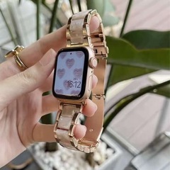 アップルウォッチバンド　人気のローズゴールドの画像