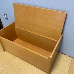 【格安！】子供部屋の収納に便利！ベンチ収納！の画像