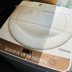 【SHARP】洗濯機 ES-T713 7kg 2021年製の画像