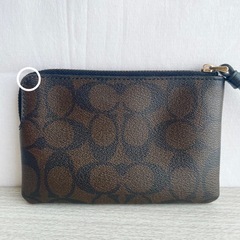☆お値引可能☆【美品】COACH  ポーチ カード収納付きコインケース ミニ財布 シグネチャーの画像
