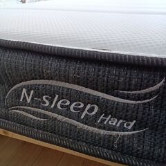 ★ジモティ割あり★ NITORI シングルマットレス ホワイト H19×D198×W90 クリーニング済み TK6119の画像