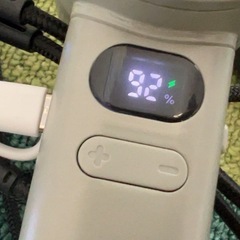 ハンディファン 2個セット グレー 充電ケーブル付きの画像