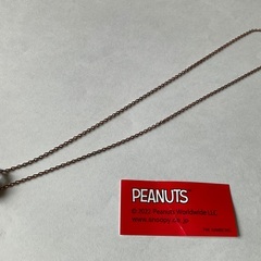 【PEANUTS×THE KISSコラボ】PEANUTS スヌーピー THE KISS ネックレス シルバー925の画像
