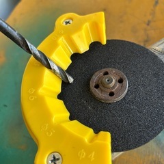 自作ドリル刃研磨機　現状の画像