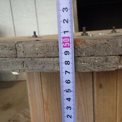 木製ドラム｜約Φ82×50㎝｜ガーデニング・BBQ・庭テーブル・ケーブルドラム・電線ドラム｜J1の画像
