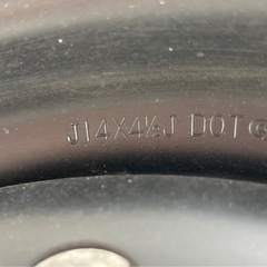 スズキ純正 スチールホイール/スタッドレスタイヤ　165/70R14 　の画像