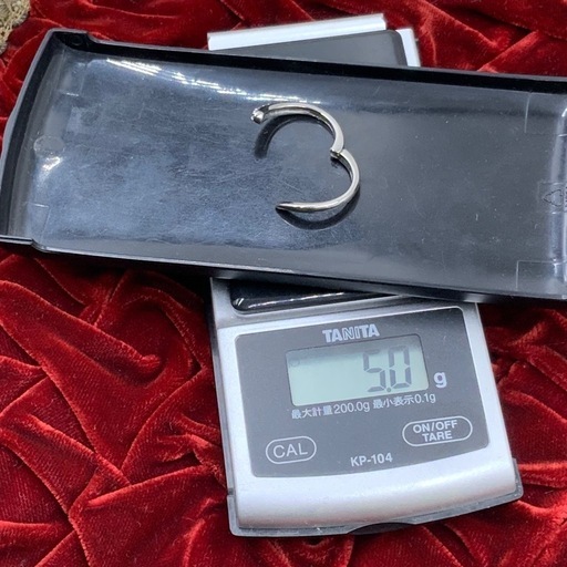 Pt900 ダイヤモンドリング　フリーサイズ　5g 0.17ct