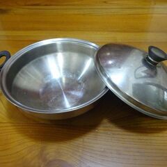 ステンレス鍋　アムウェイ　クイーン　内径２８㎝の画像