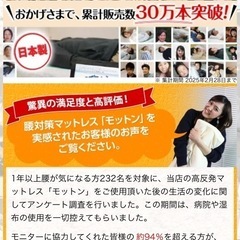 引越し間近の為ラスト値下げ！ベッド＆モットンマットレスセット の画像