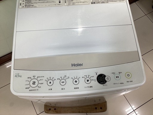 全自動洗洗濯機Haier JW-C45BE 4. 5kg 2017年製 