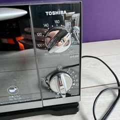 オーブン　東芝　TOSHIBA 家電　電化製品　通電確認済 ガラス 鏡 14年製 オーブントースターの画像