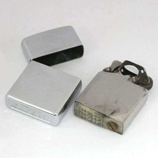 中古 火花確認済み ZIPPO パイプ用 アウトサイドユニット1999年1月/インサイドユニット1998年11月 札幌市 清田区 平岡