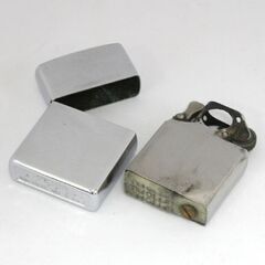 中古 火花確認済み ZIPPO パイプ用 アウトサイドユニット1999年1月/インサイドユニット1998年11月 札幌市 清田区 平岡の画像