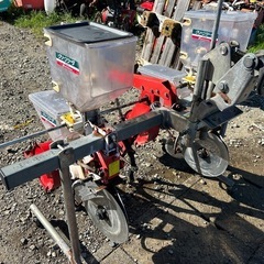 アグリテクノ矢崎 播種機 クリーンシーダ　2条 種まき機 野菜 肥料　TDR-U 大豆　小豆　コーン　ソルゴー　アタッチメント　麦　 の画像