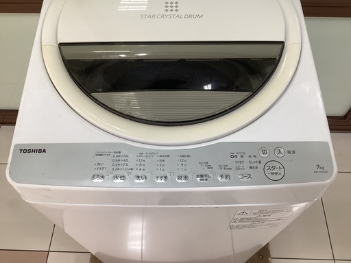 全自動洗濯機TOSHIBA 7.0kg AW-7G6