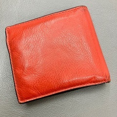 ☆coach☆ コーチ　オレンジ🍊二つ折り財布👛😀の画像
