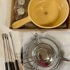チーズフォンデュセット☆美品の画像