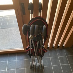 ミッキー柄ベビーカーの画像