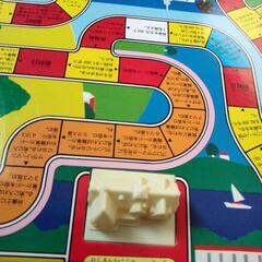 人生ゲーム　レトロ玩具の画像
