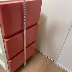 収納ボックス　チェスト スリム 3段の画像