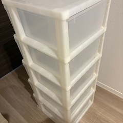 衣装ケース 5段ボックスの画像