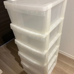 衣装ケース 5段ボックスの画像