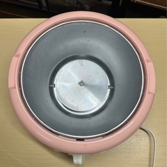 【現状品】電気おかゆ鍋　ツインバード　ピンクの画像
