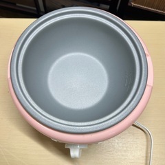 【現状品】電気おかゆ鍋　ツインバード　ピンクの画像