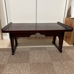 お盆用お経机と灯篭の画像