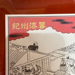 紀州漆器　未使用品の画像