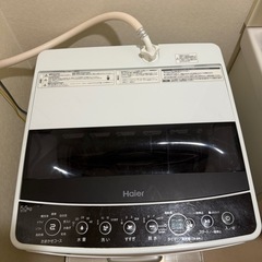 【美品】Haier 全自動洗濯機 JW-C55D（5.5kg）の画像