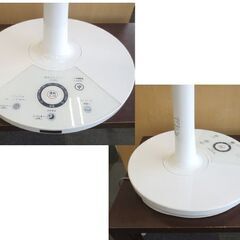 SHARP 扇風機 PJ-D3DS-W【リモコン欠品】DCモーター2014年製 上向き角度約50度/高さ約110cm 高濃度プラズマクラスター7000 シャープ 札幌の画像